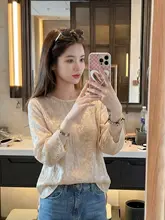 夏用柔らかい風合いのイエローオーバーサイズブラウス【長袖・フィット・女性用】
