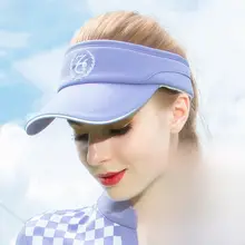 ゴルフキャップ 女性 用 スポーツ ショートブリム キャップ 紫外線防止 通気性 紫色