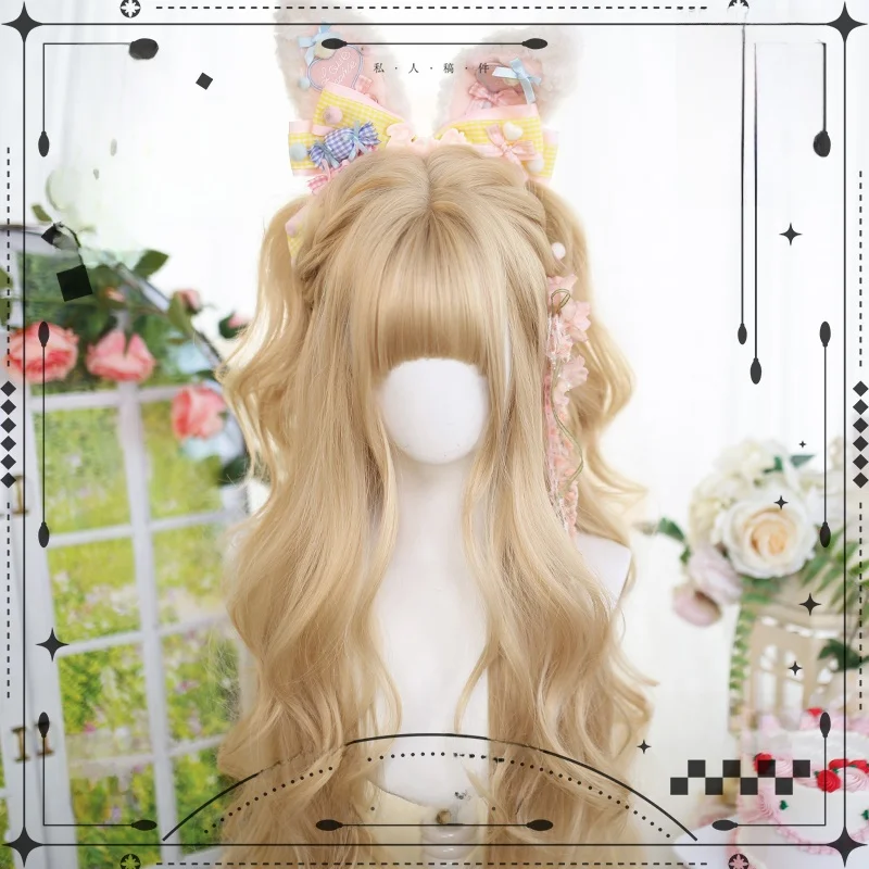 ロングヘア前髪なしで若々しさを保つには？ロリータ風カールウィッグが解決するリアルな悩み