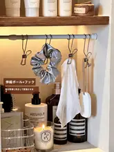 浴室用壁龛分割棚【穴あけ不要・収納ボックス・便利な収納ラック】