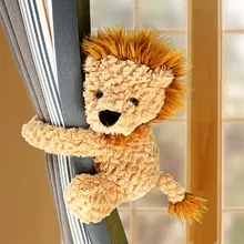 かわいいライオンのカーテンクリップ【マグネット・ぬいぐるみ・子供部屋用装飾】