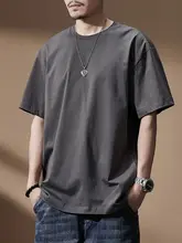 ハイエンド無地ベーシック半袖 Tシャツ 夏