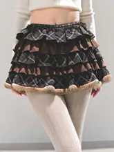 秋にぴったり！高腰ギンガムチェックのフレアスカート【シルエットを美しく見せる・ミニ丈】