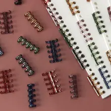 5穴のリーフバインダーリング【プラスチック製・脱着可能な替え芯・DIY用】