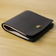 牛革製薄型財布【ミニ横型デザイン・超薄型・シンプル】