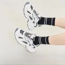 春用 スポーツスニーカー レディース【厚底・メッシュ・ダッドシューズ】