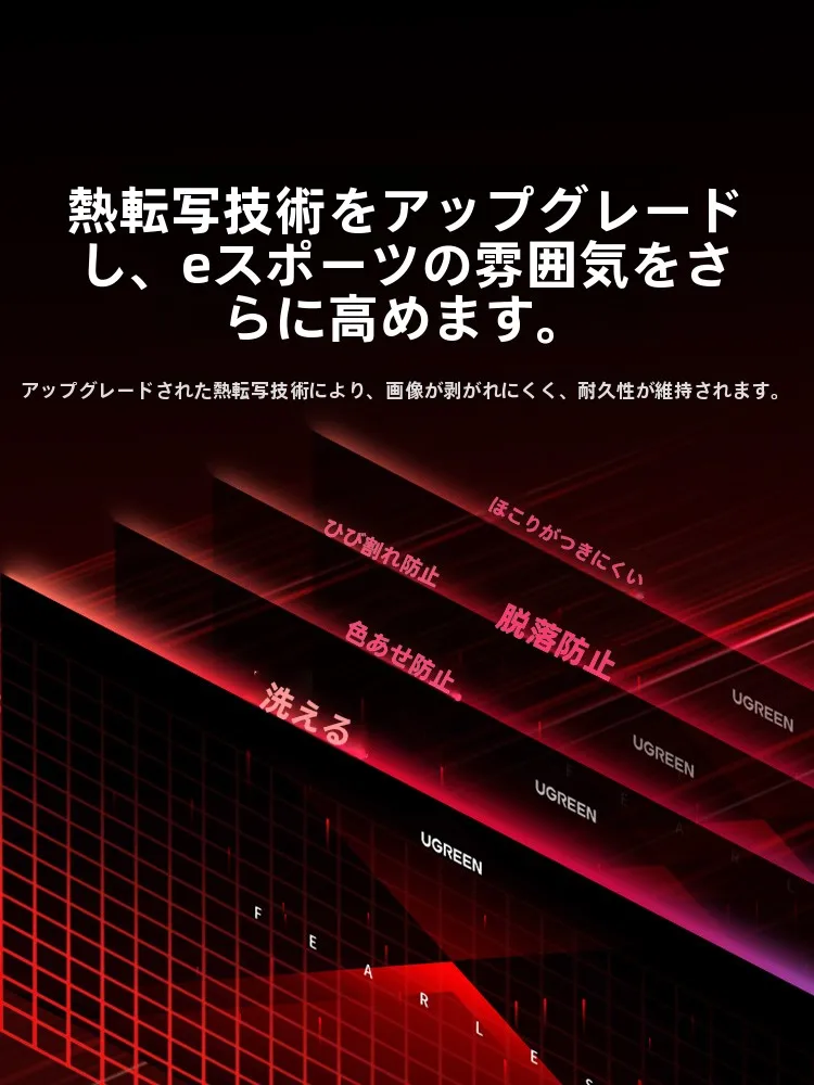 UGREEN LP670 大型ゲーミングマウスパッド：プロゲーマー向け厚手天然ゴム設計の実用性と使い勝手
