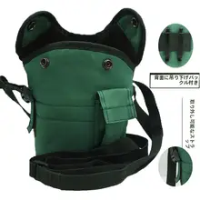 迷彩デザインの水筒ウエストバッグ【アウトドア・レトロスタイル・登山用】