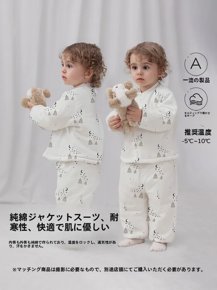 2歳の冬に寝るとき、どんな服装がベスト？純綿花柄コートが解決する3つの悩み