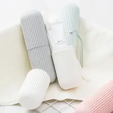 旅行用 軽量洗面用カップセット【多機能・カップ・歯ブラシ・歯磨き粉収納ボックス・ペア用】（セットアップ対応）