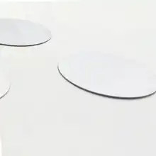 黒色磁気吸着パーツ【円形・長方形・スマホスタンド用・感応灯用・背面粘着】