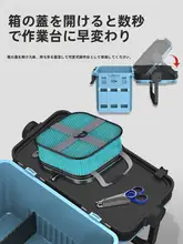 多機能ルアーボックス【車載用・海釣り道具収納・竿差し対応】
