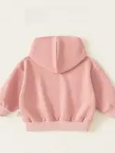 春用 ラグランスリーブ 女児フード付きプリントパーカー【ポケット付き・ゆったりシルエット】（セットアップ対応）