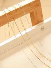 手作りDIY細チェーンメタルジュエリーアクセサリー【スマホ用・開口金具】