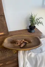 トレイ 木製 長方形 天然木 侘び寂び リビングテーブル 家庭用 おしゃれ 高級感 上品 フルーツ お菓子