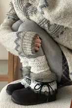 ファーモカシンスタイルのウィンターショートブーツ【厚底・極上の柔らかさ・冬用】