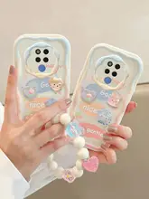 Huawei Mate20用スマホケース【フルカバー・防衝撃・滑り止め・可愛いうさぎデザイン】