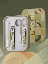 金達日美 ネイルクリッパーセット【家庭用・耳かき付き・爪やすり・単体用の足用爪切り】