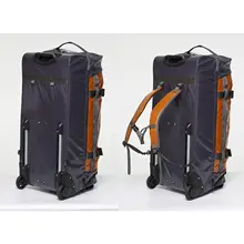 スノーボード用キャリーバッグ【大容量・濡れた物と乾いた物の仕分け可能・ダブルハン  ドル】（セットアップ対応）
