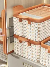 衣類収納ボックス【布製・衣類やパンツの整理に最適・多段階デザイン】（セットアップ対応）