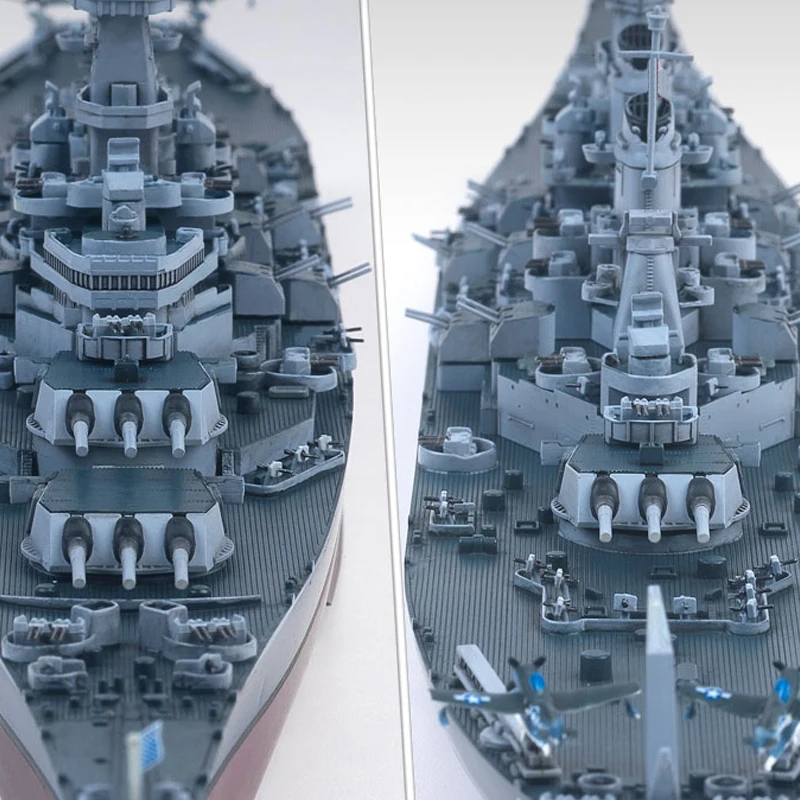 AC6 プラモデル：1:700 比例戦列艦ミズーリの組立キットの詳細と実用性
