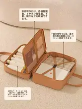 大容量トラベルバッグ【軽量・防水・整理整頓用】