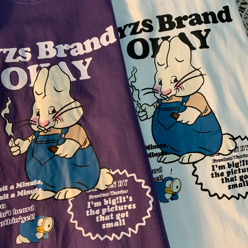 tシャツ 2枚重ねで失敗しない方法は？アメリカンレトロウサギプリントTシャツが教えてくれたこと