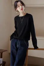 極上の柔らかさの白色長袖Tシャツ【コットン・レディース・高級感】