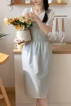 アンティーク風コットンリネンエプロン【フラワーショップ・アートデザイン・美甲用】