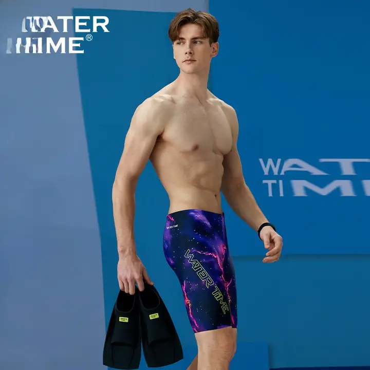 WATERTIME 男性用競技水着【速乾・五分丈・大きいサイズ】