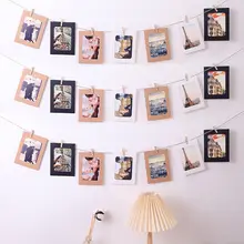 DIY牛皮紙フォトフレーム【壁掛け用・インテリア装飾・写真アルバム】