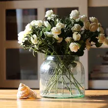 手作り デザイン フラワー PE フラワー 偽植物 純白