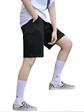 レディース ブラック工装ショートパンツ【夏用・五分丈・フィット・大きいサイズ】