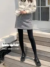 美脚効果のある冬用タイツ【極上の柔らかさ・加厚・コーヒーカラー】