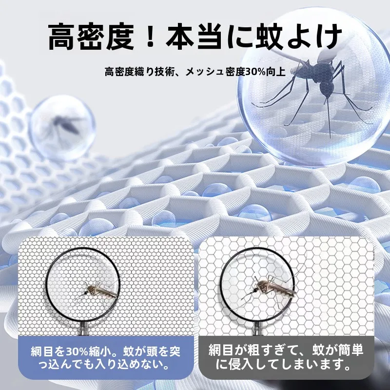 キャンプでの蚊対策に最適なU型全罩式蚊帳の実用性と性能解析