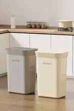 キッチン用 蓋付きゴミ箱【高めのデザイン・大容量・便利な使用】