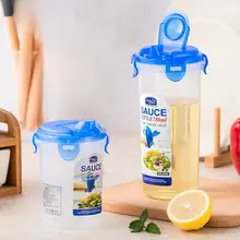 漏れ防止の密閉プラスチック油壺【大容量・調味料・計量付き】