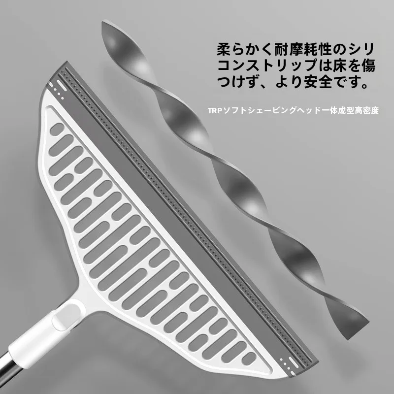 初舍GSQ01床水切り器：ブラインド・ベランダ掃除に最適な多機能スプレーとスクイジーほうきの実用性