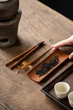 竹製茶道具【復古スタイル・茶則・茶荷・茶針・茶夹・茶拨・茶扒】（セットアップ対応）