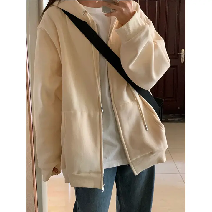 秋用 厚手 オーバーサイズ 保温フリースカーディガン