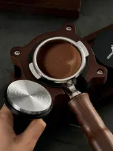 萌えクマ コーヒープレス付き コーヒーの粉圧縮器【北米産くるみ製・収納付き】（セットアップ対応）