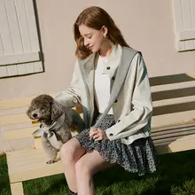 ショート風コート【立襟・防風・ゆったりシルエット】