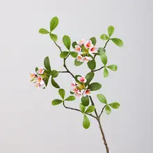 春の島の花のフェイクグリーン【装飾用・リビングや寝室のデスクに最適・ソフトアレンジ】