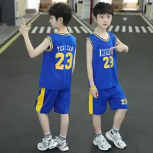 男の子用バスケットボールウェア【夏用・薄手・速乾性・タンクトップ・パンツ】（セットアップ対応）