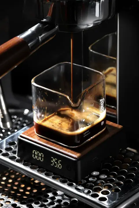 ミニ電子スケール【家庭用・コーヒー豆計量・タイマー機能付き・ポータブル】

