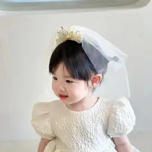 立体的な王冠デザインのベビー用ヘアクリップ【誕生日やパーティーに最適・おしゃれでかわいい】