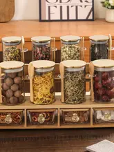 高級耐熱ガラス製 ティーキャニスター【食品グレード・密閉容器・スナック用】
