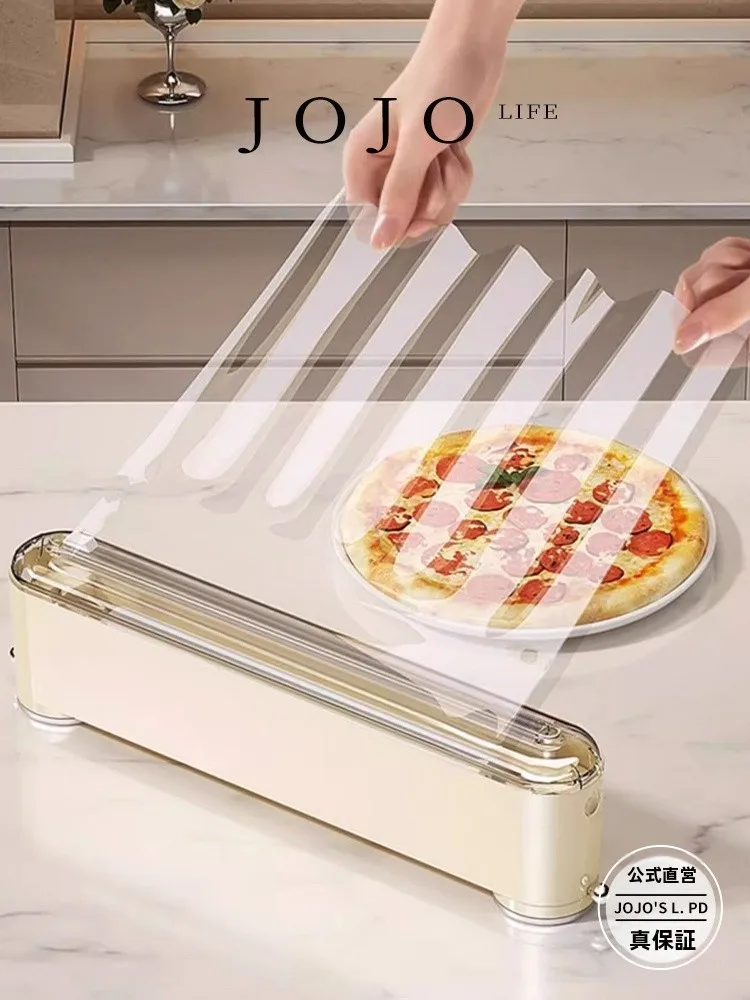 吸盤式ラップカッターはDIYで冷蔵庫やキッチンのラップを簡単にカットできる