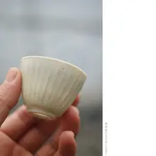 手作り青釉古風茶杯【工夫茶用・個体差あり】