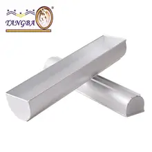 アルミ製ミニ・ビッグ半円ムース型【ロールケーキ・虹色クリームケーキ型・ベーキングモールド】